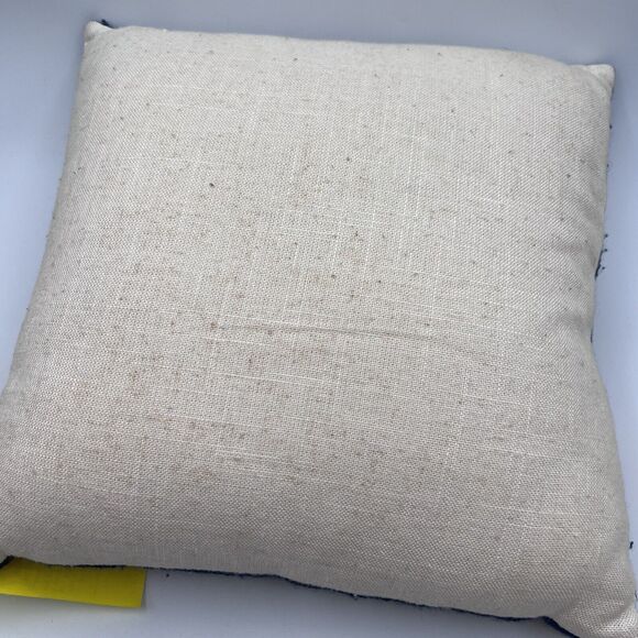 Vtg Geometric Retro Rainbow Star Needlepoint Throw Pillow 1970s 13" - Picture 5 of 5